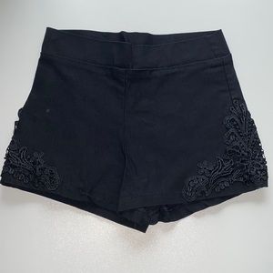 Black Charlotte Russe high waisted shorts